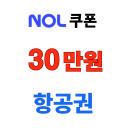 놀 항공권 인기노선 5% 최대 30만원 할인 쿠폰