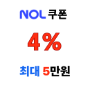 놀 쿠폰 4% 국내 숙소 1일 전 미리 예약 NOL 최대 5만원 할인